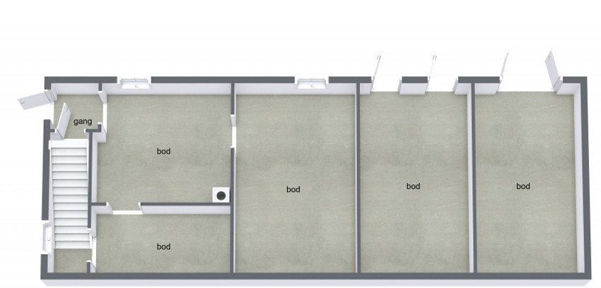 Plantegning kjeller Galleribilde