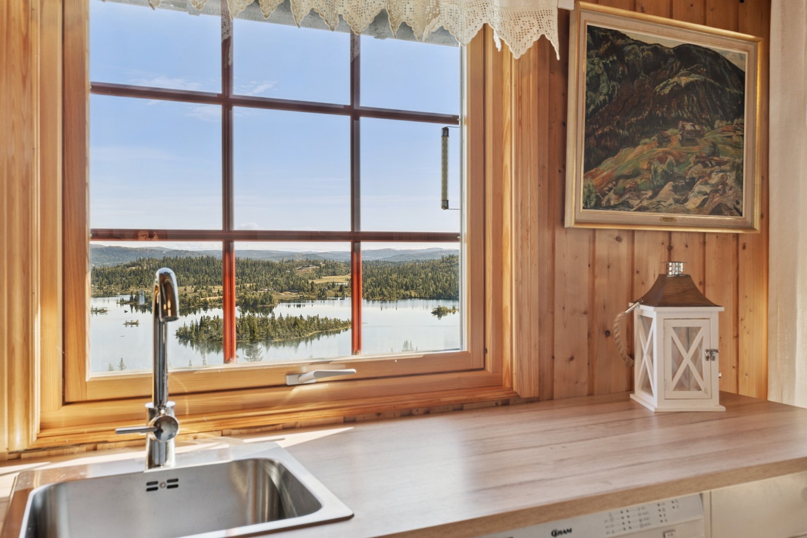 Nydelig utsikt til oppvasken! Galleribilde