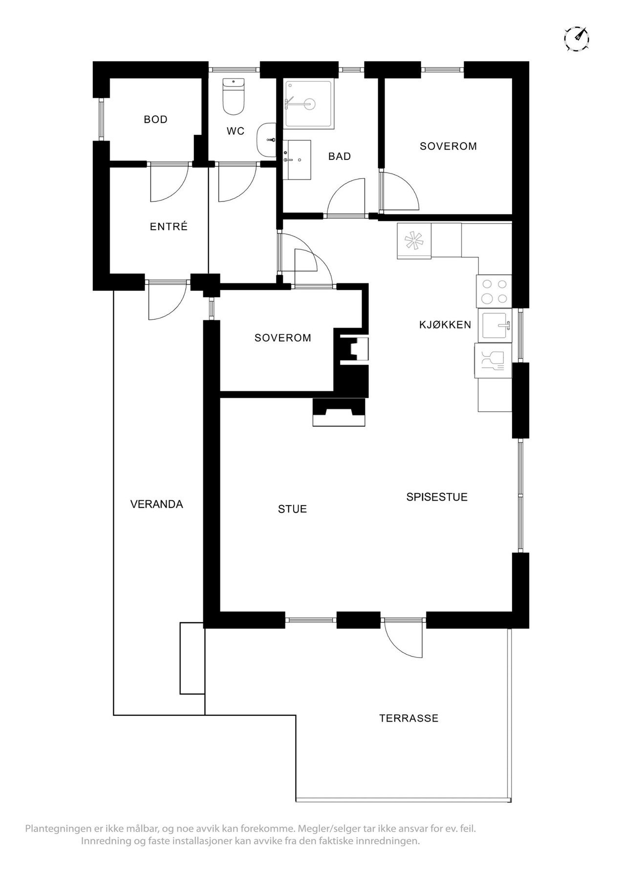 Plantegning Galleribilde