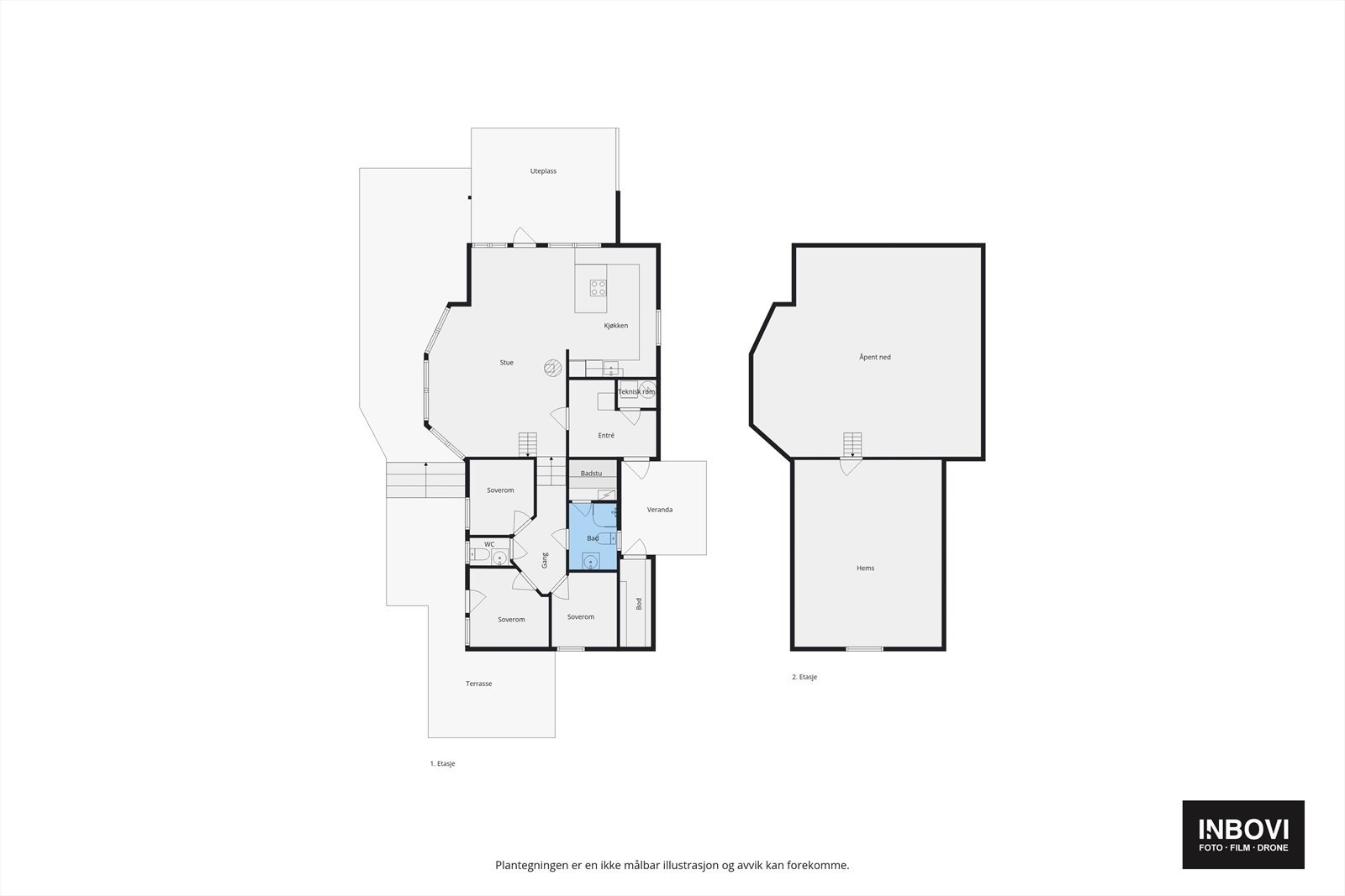 Plantegning Galleribilde