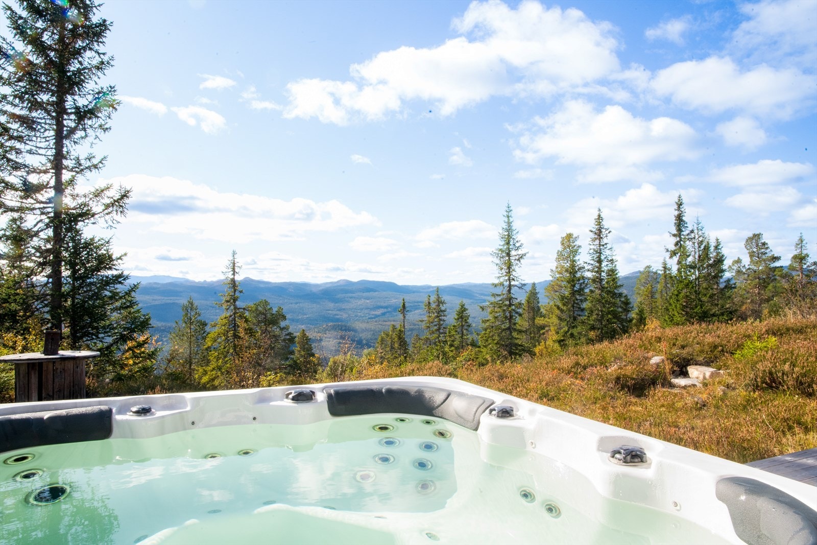 Utsikt fra jacuzzi. Galleribilde