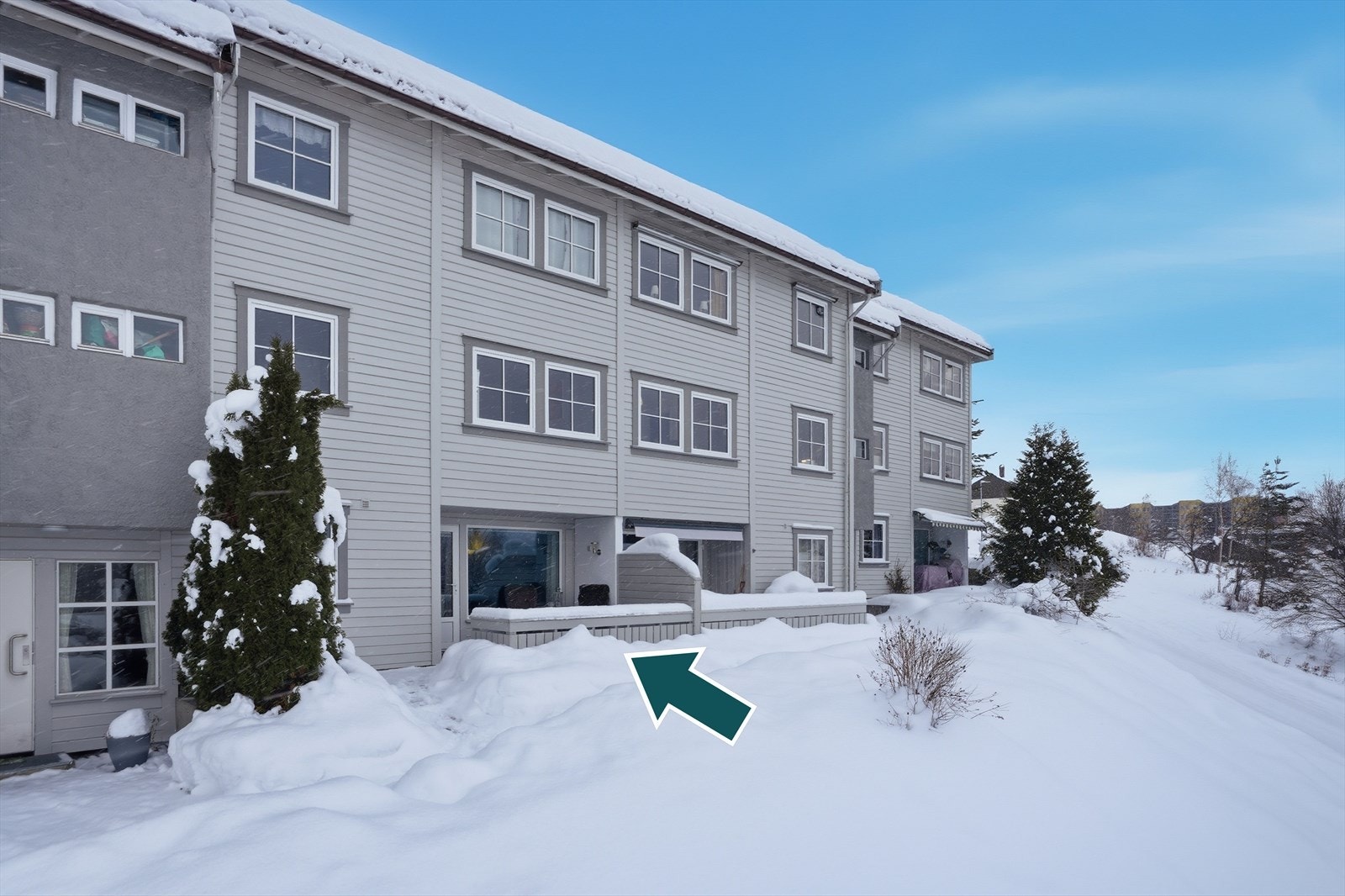 Leiligheten ligger fint til i 1. etg. Galleribilde