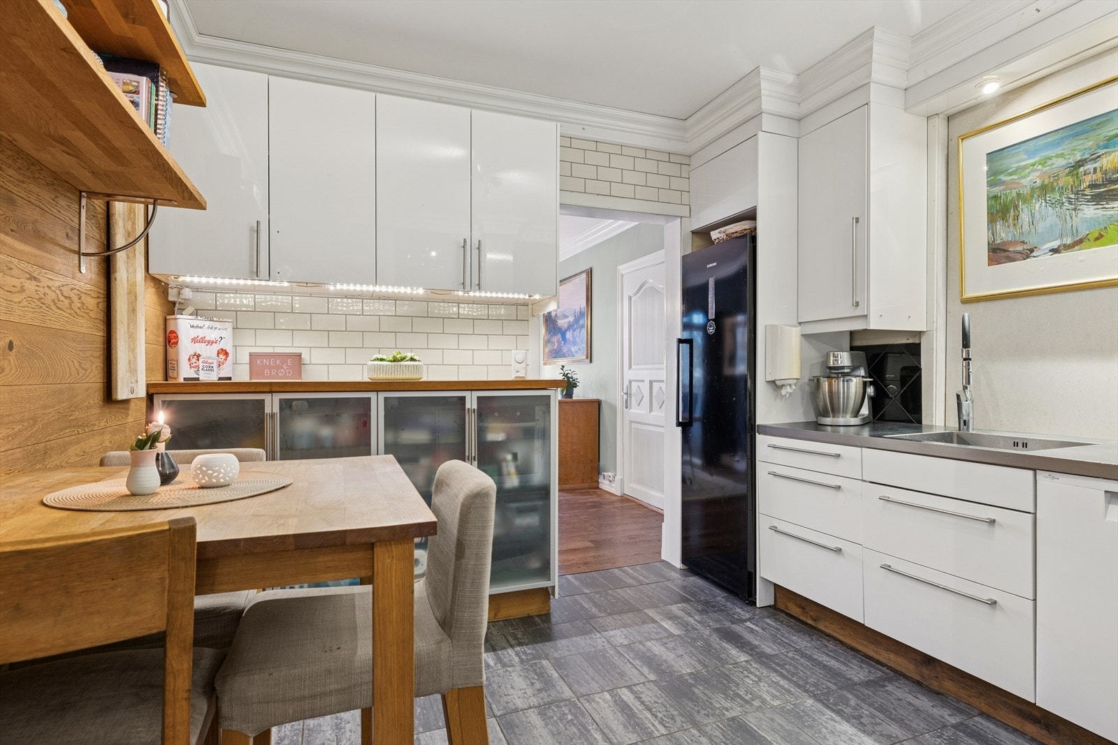 Det er klargjort for kjøkken i nytt tilbygg Galleribilde