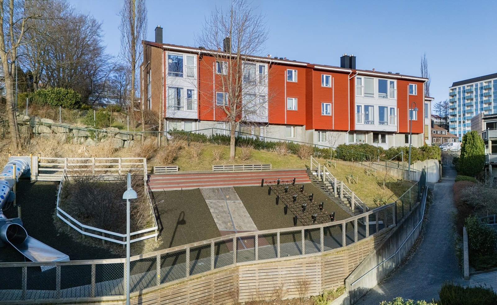 Parkveien 19G har en flott og sentral beliggenhet nær den nordlige delen av Langgata i Sandnes. Galleribilde