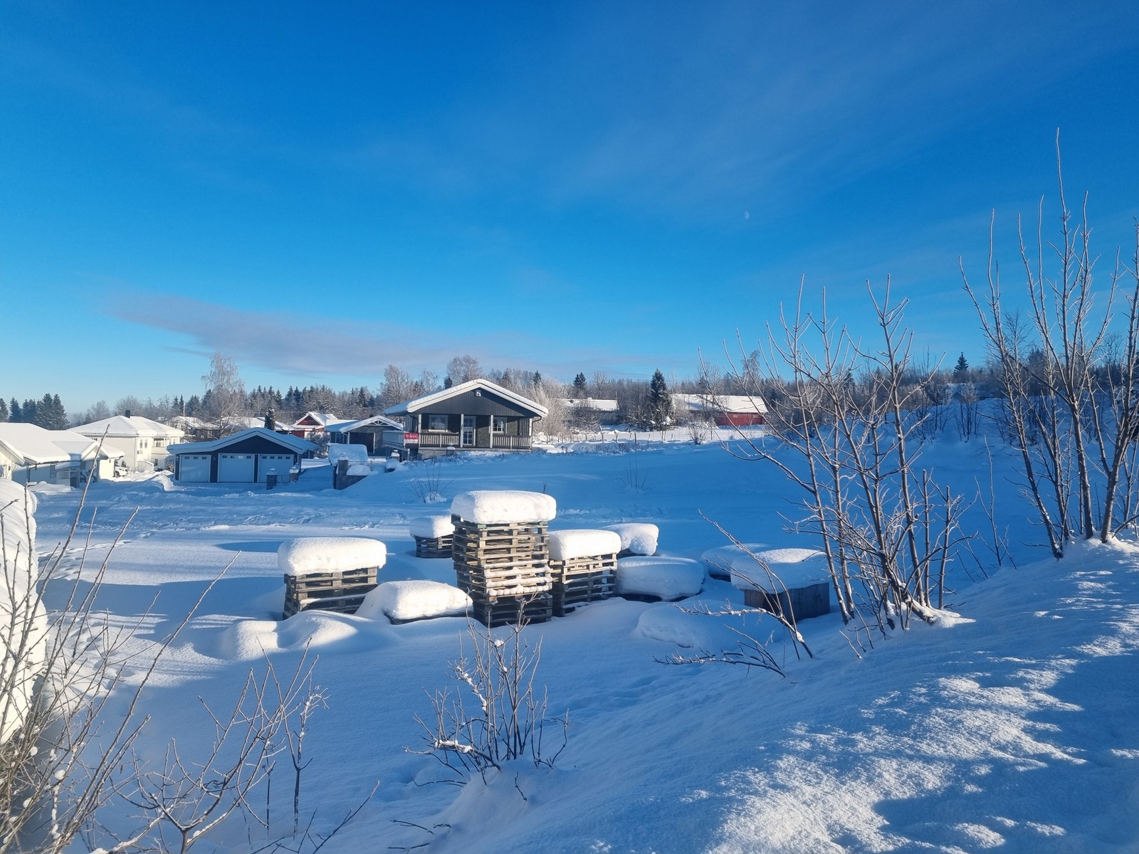 Tomten er delvis planert Galleribilde