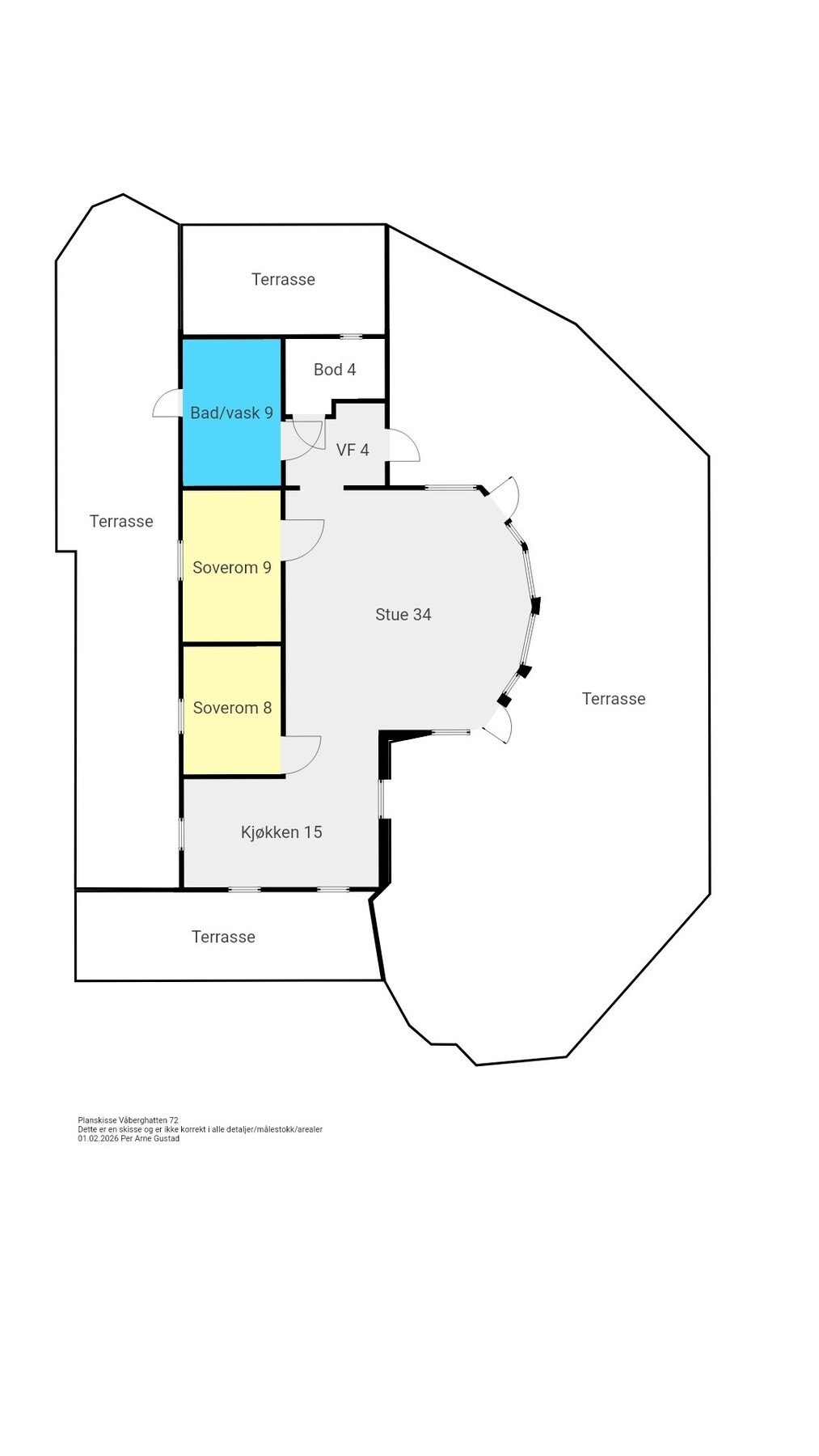 Plantegning Galleribilde