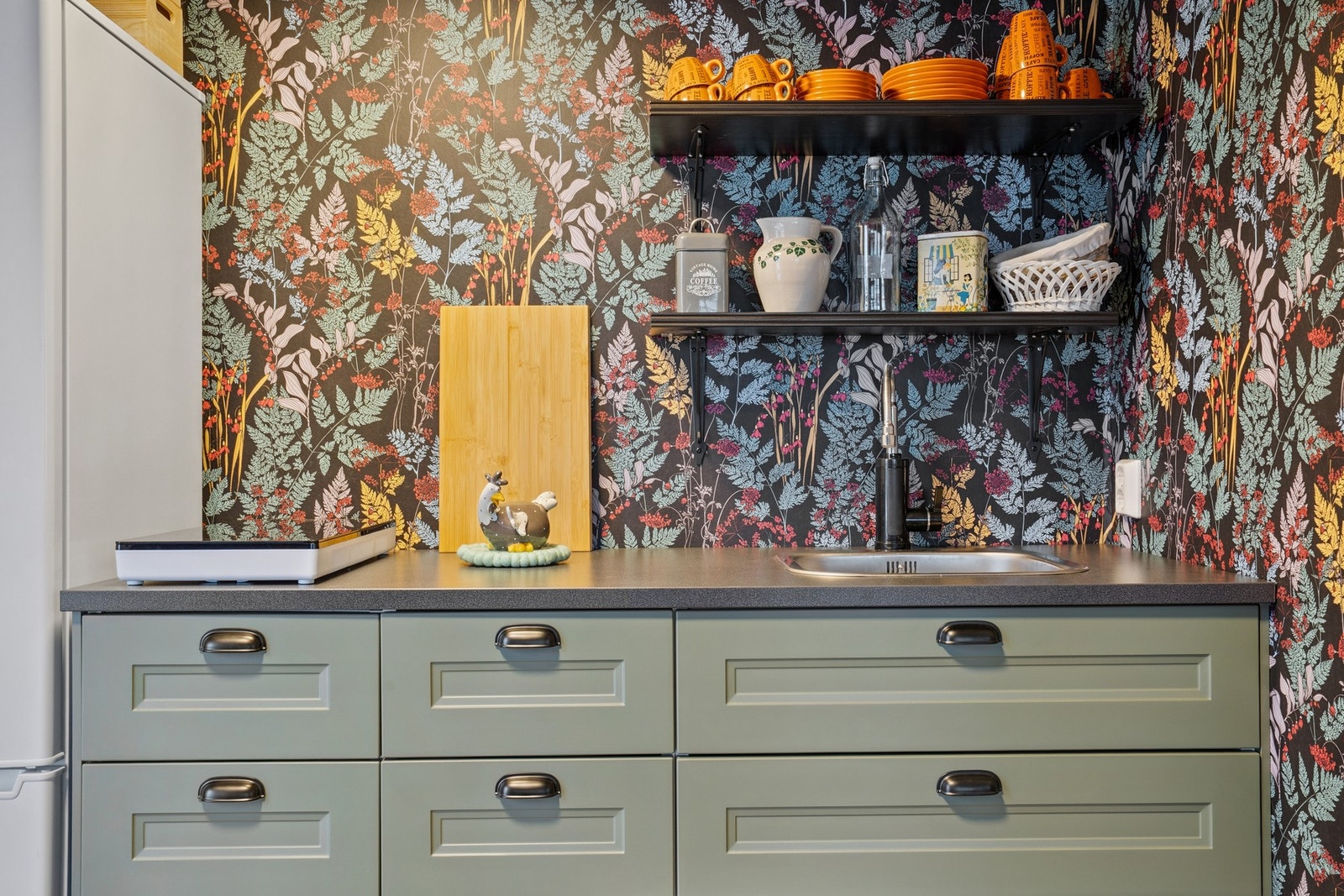 Her er det tilgang på et lite kjøkken. Galleribilde