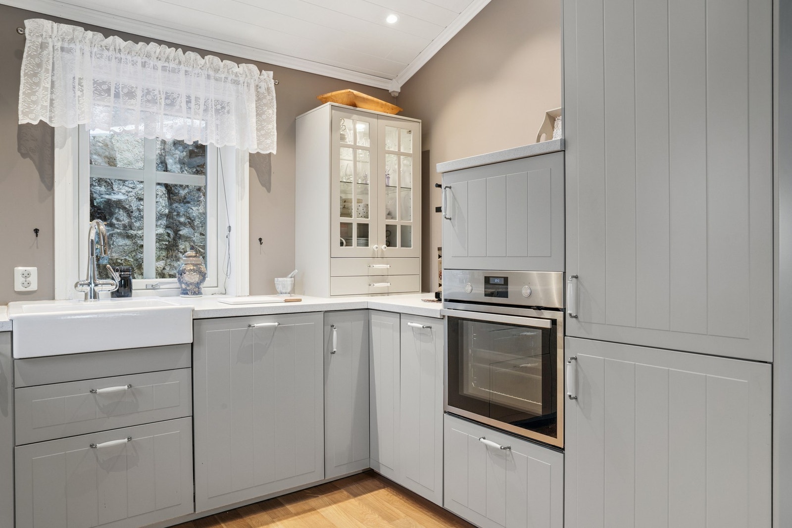 Integrerte hvitevarer gir et sømløst preg. Galleribilde