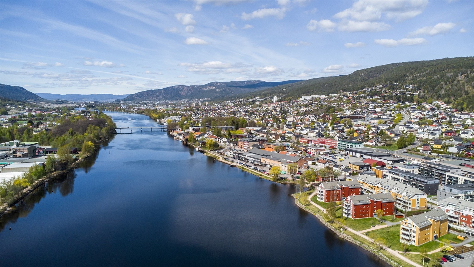 Arkivbilde - Dronebilde Galleribilde