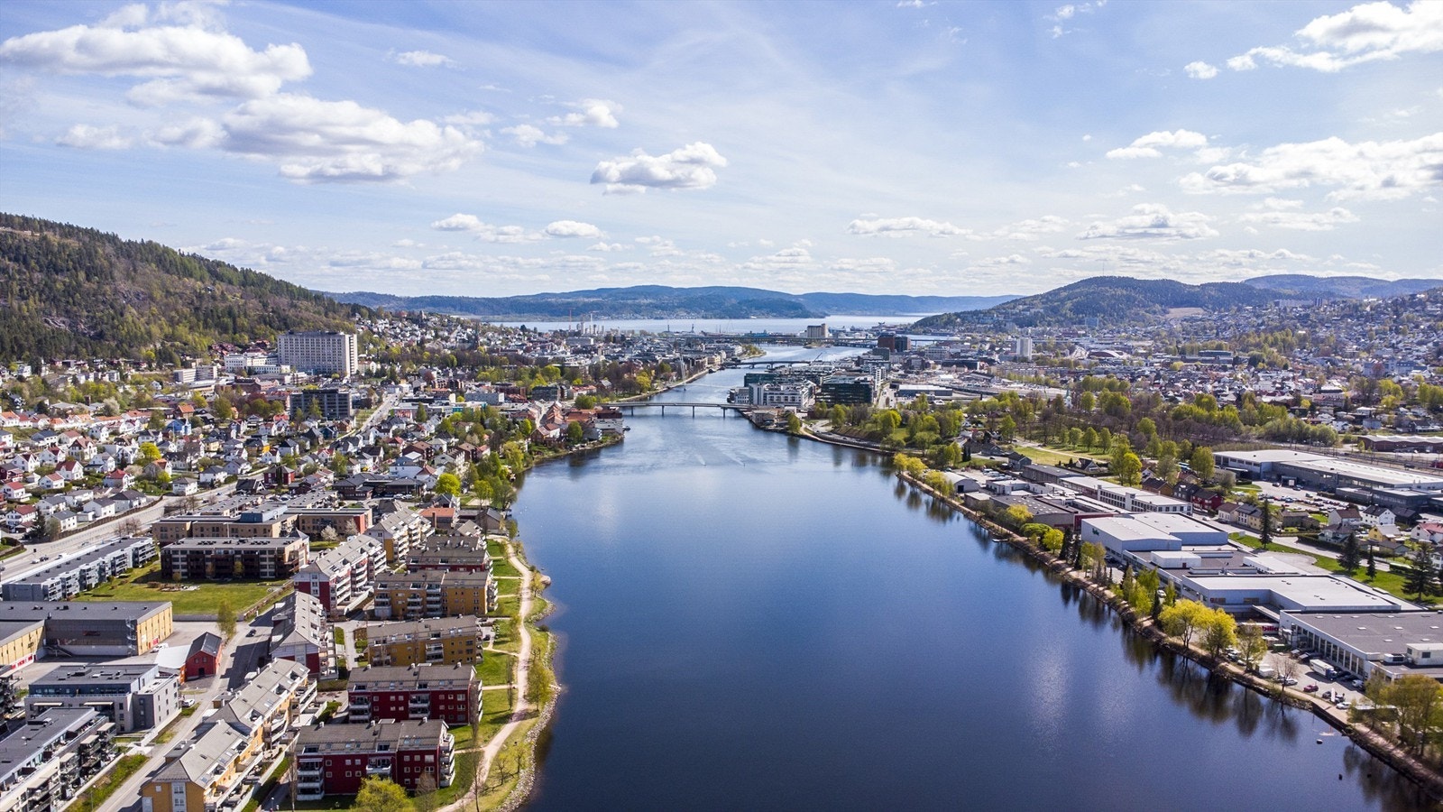 Arkivbilde - Oversiktsbilde over område Galleribilde
