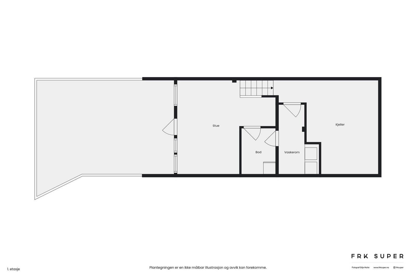 Plantegning underetasje Galleribilde