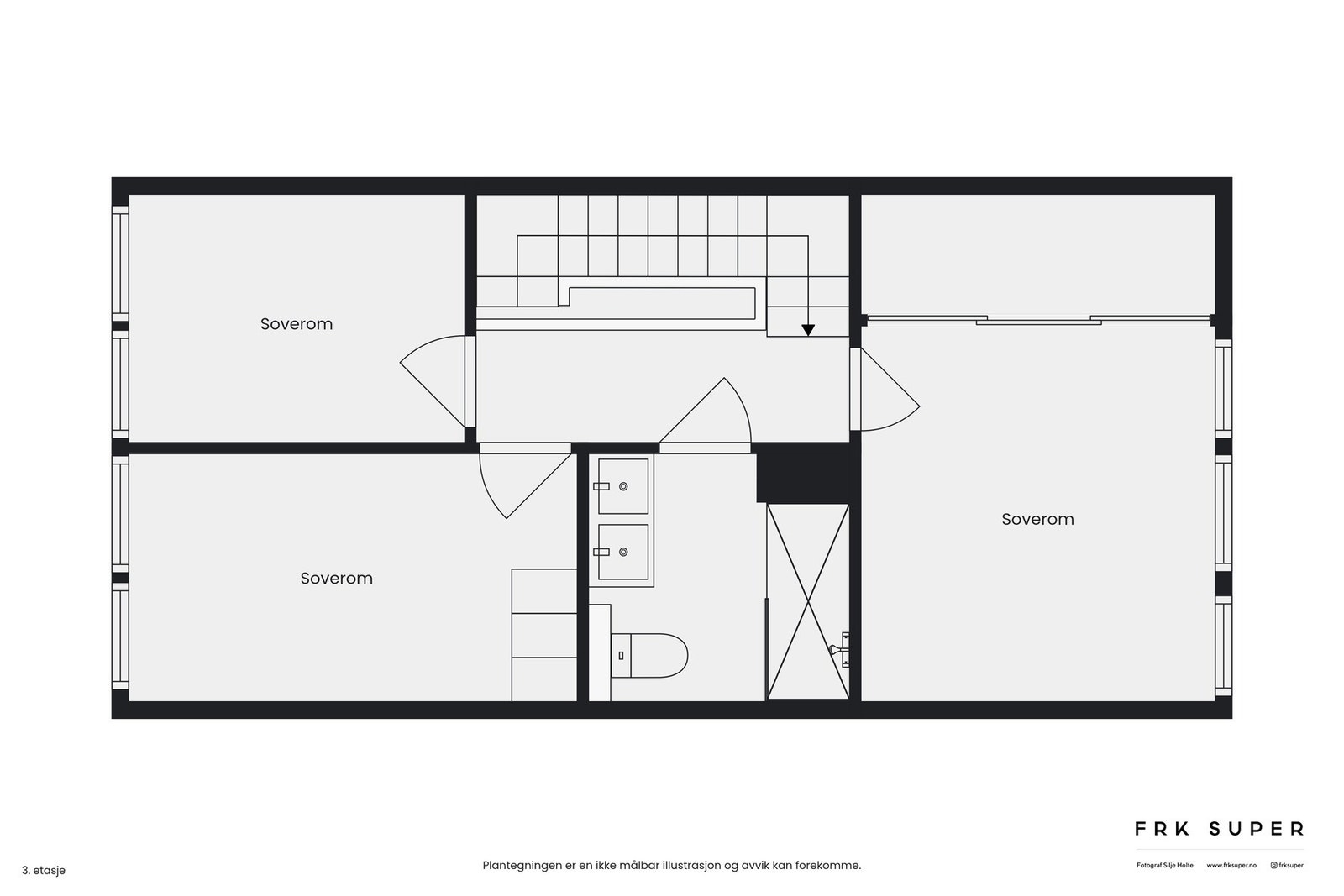 Plantegning 2 etg. Galleribilde
