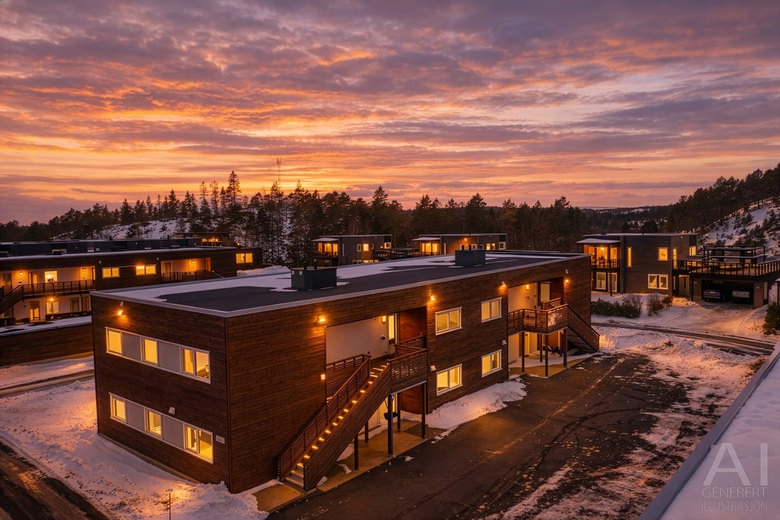 Beliggende i et attraktivt og trivelig boligområde i Grimstad. Galleribilde