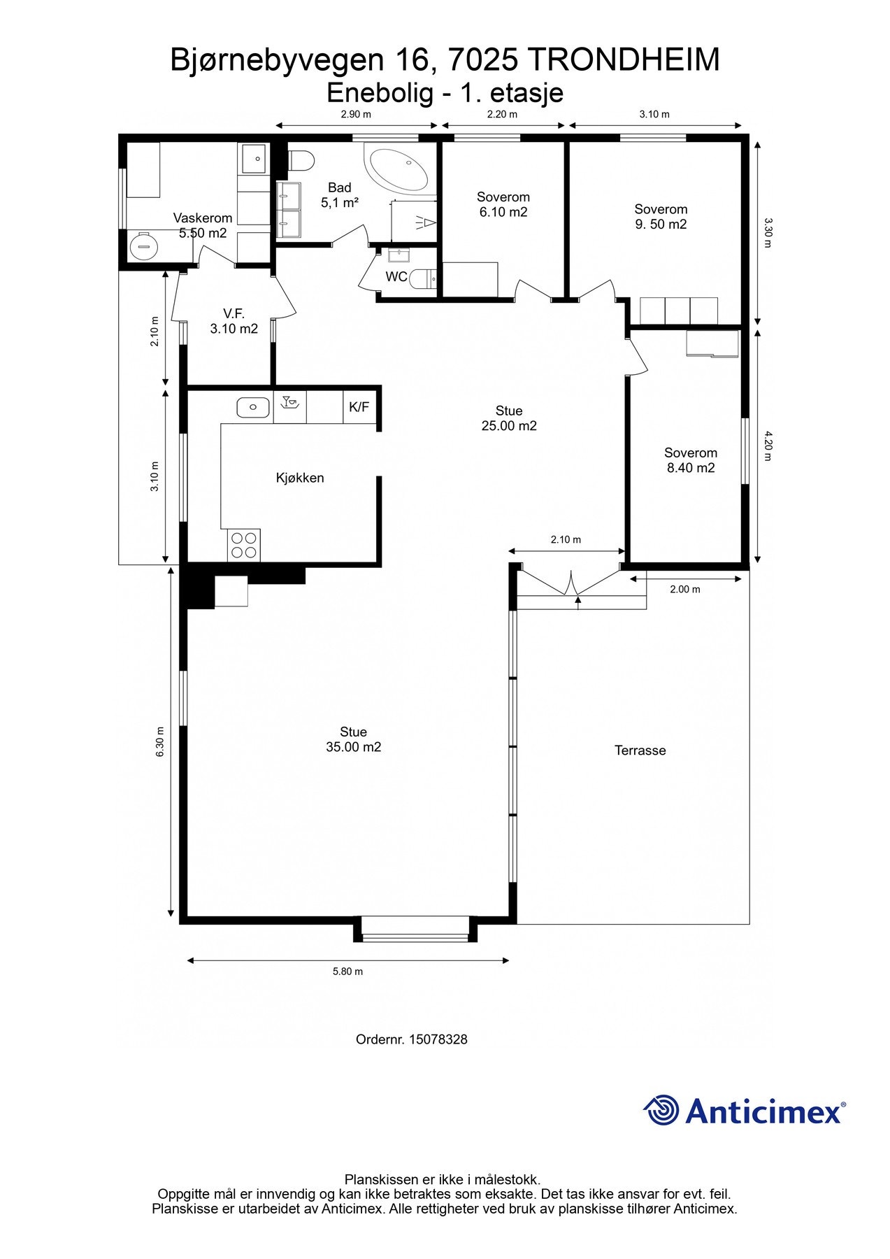 Plantegning. Galleribilde