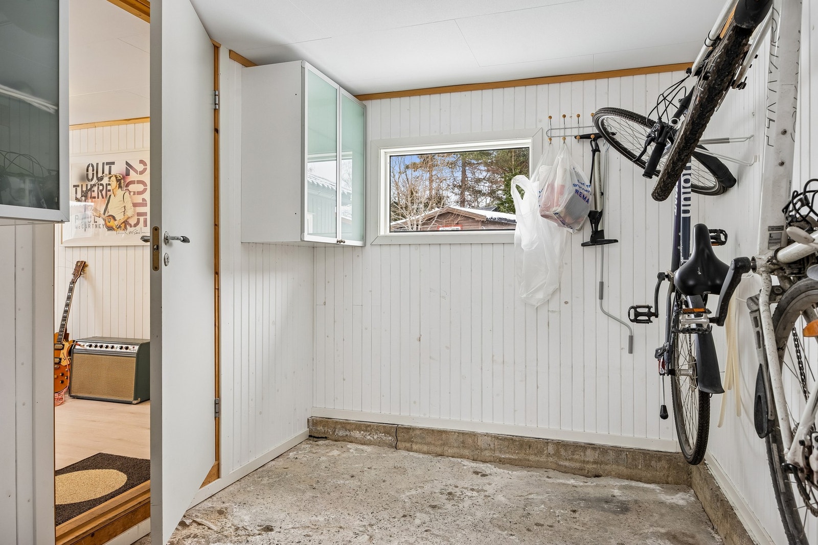 Her har man også gode oppbevaringsmuligheter. Galleribilde