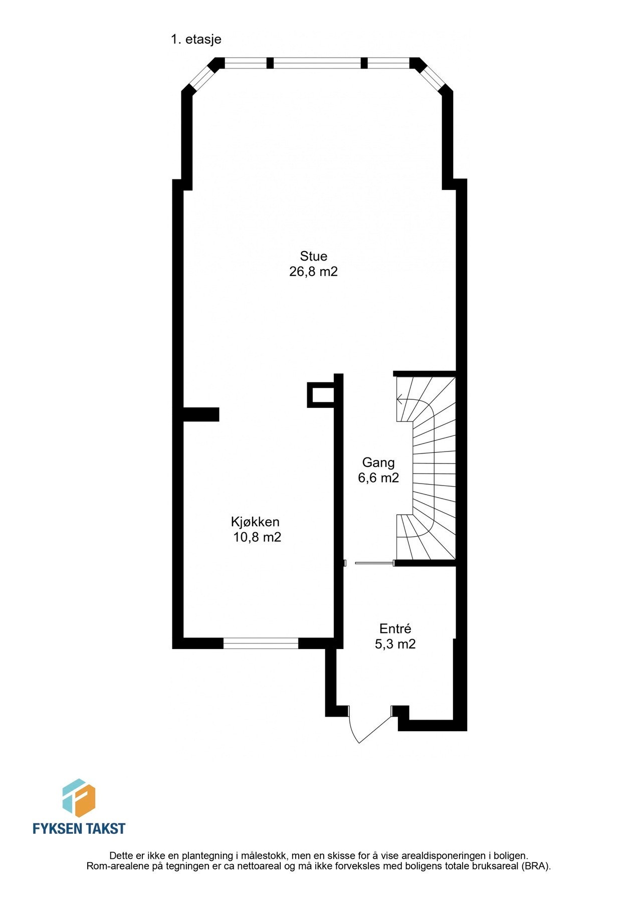 Plantegning 1.etasje. Galleribilde