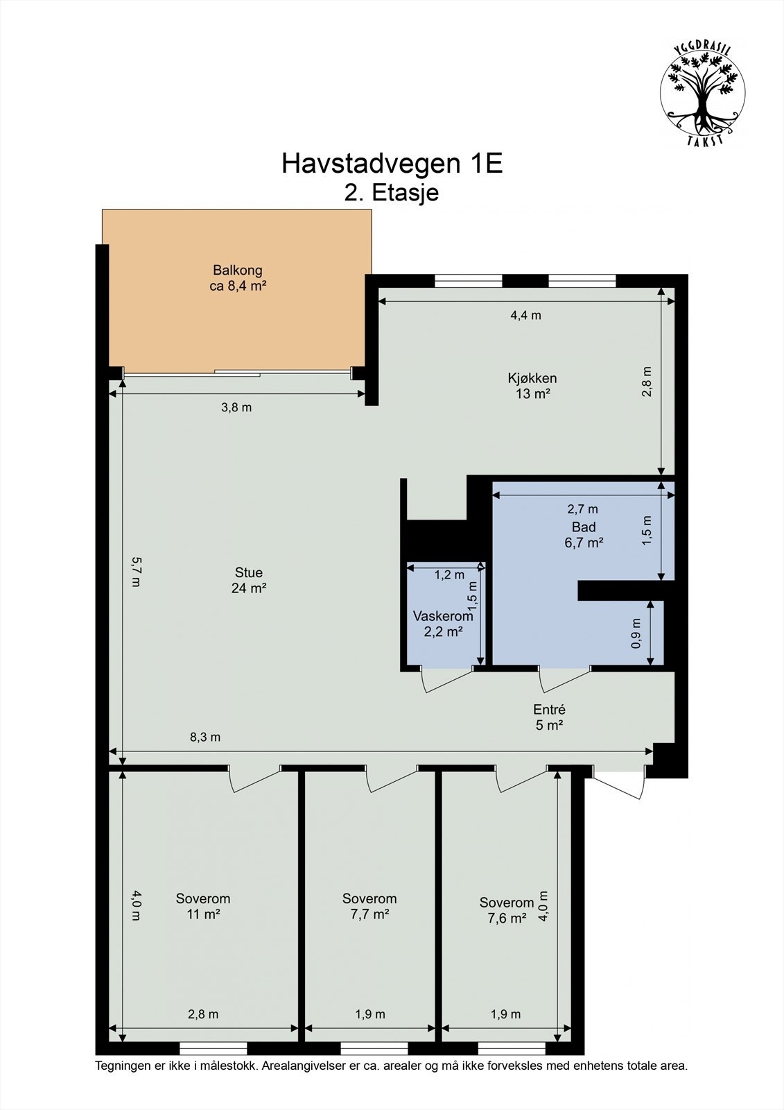 Plantegning Galleribilde