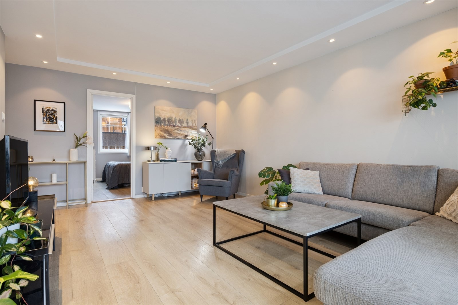 Downlights belysning i alle rom utenom soverom. Galleribilde