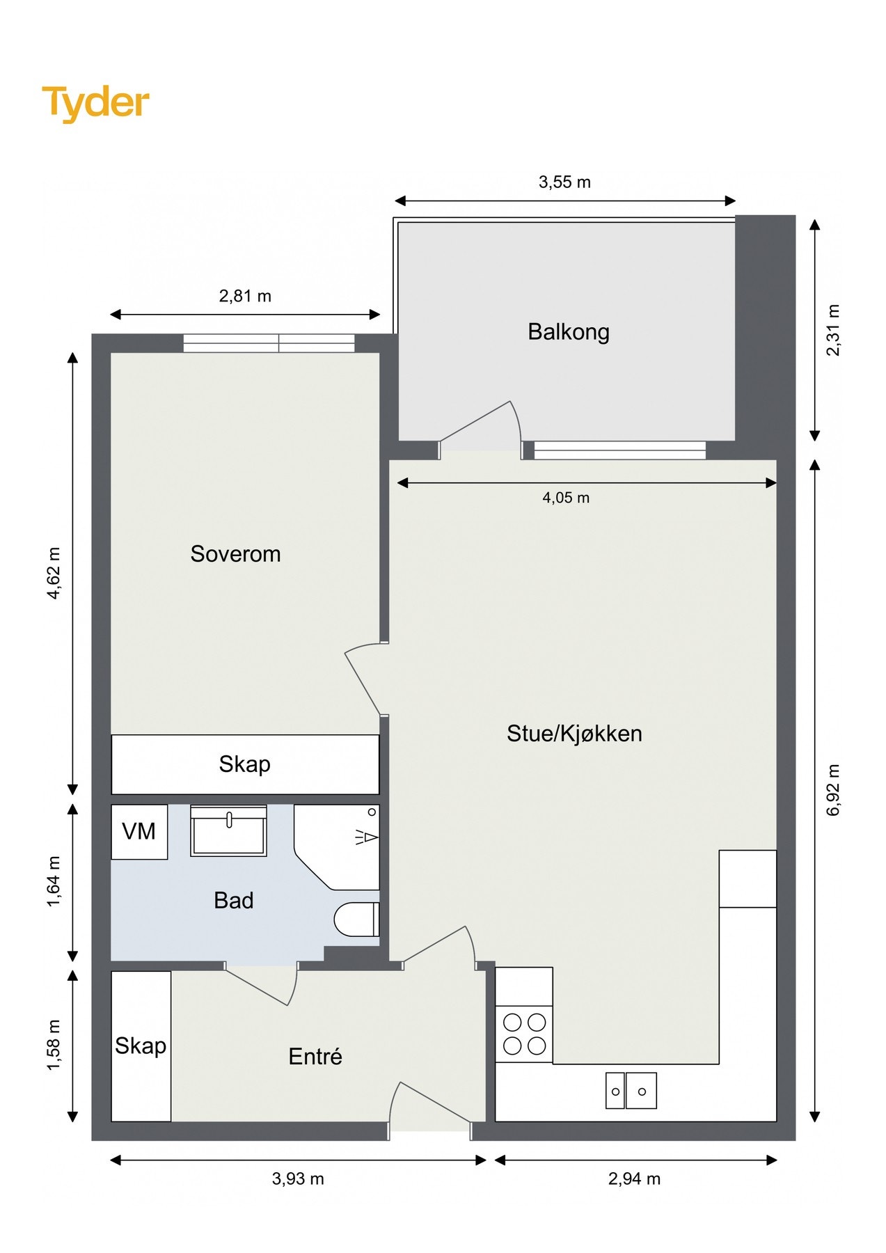 Planskisse. Galleribilde