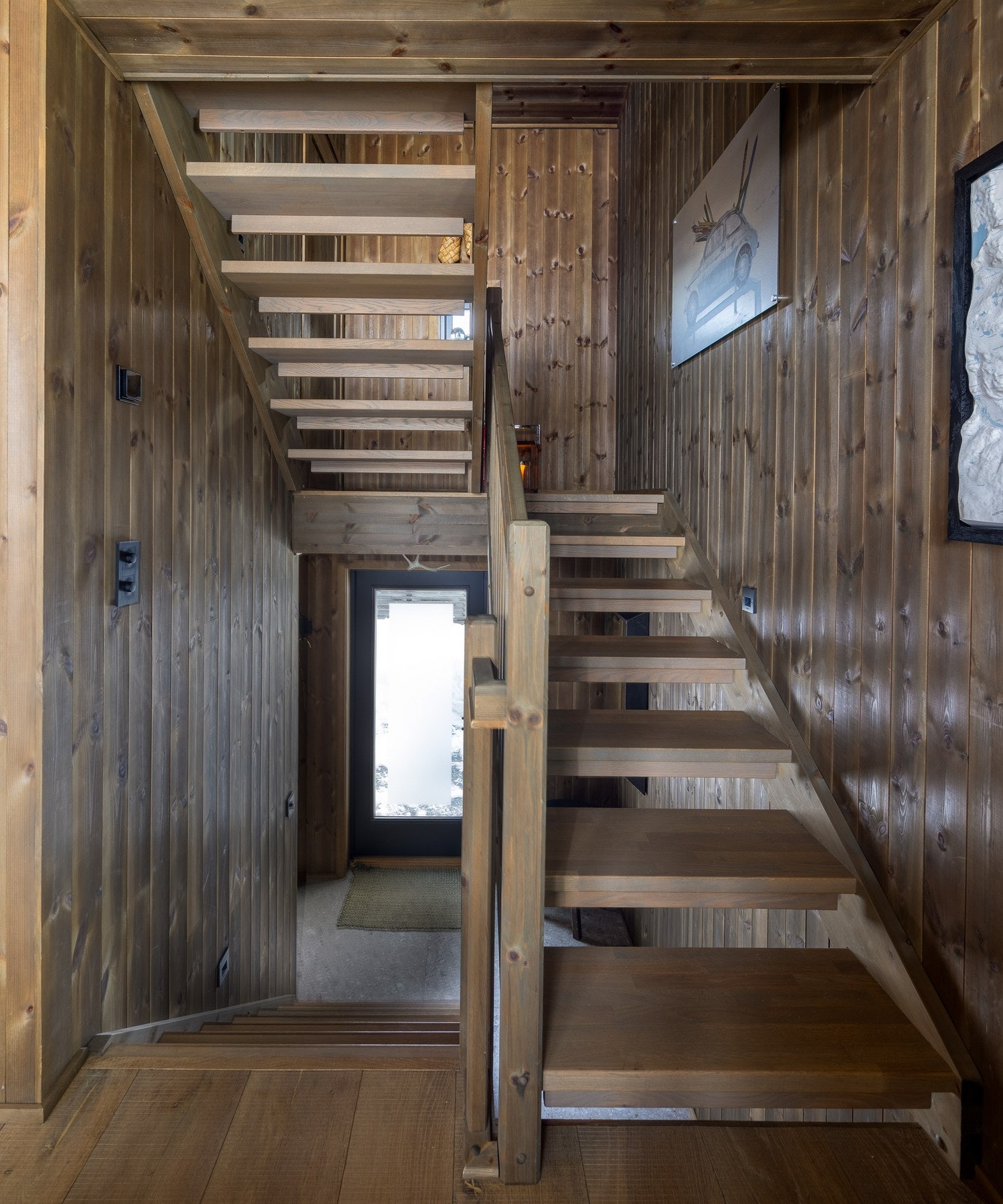 Trappegang mellom etasjene. Galleribilde