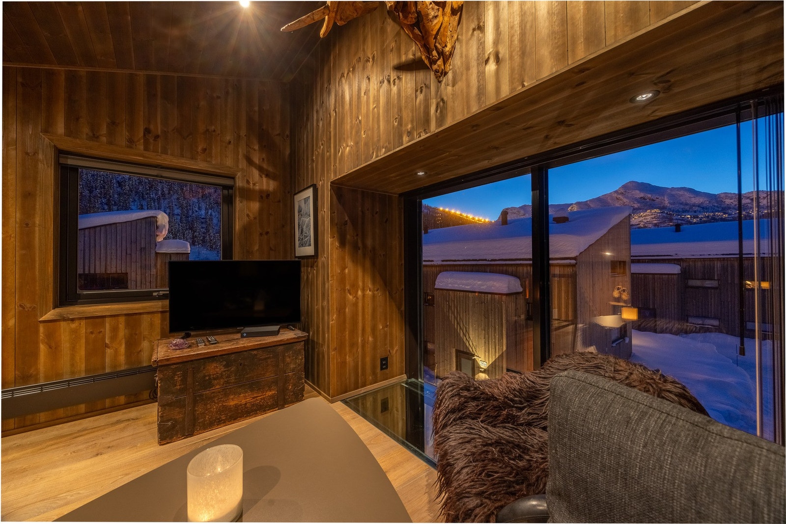 Hyggelig utsikt mot Hemsedal skisenter og fjellpanoramaen! Galleribilde