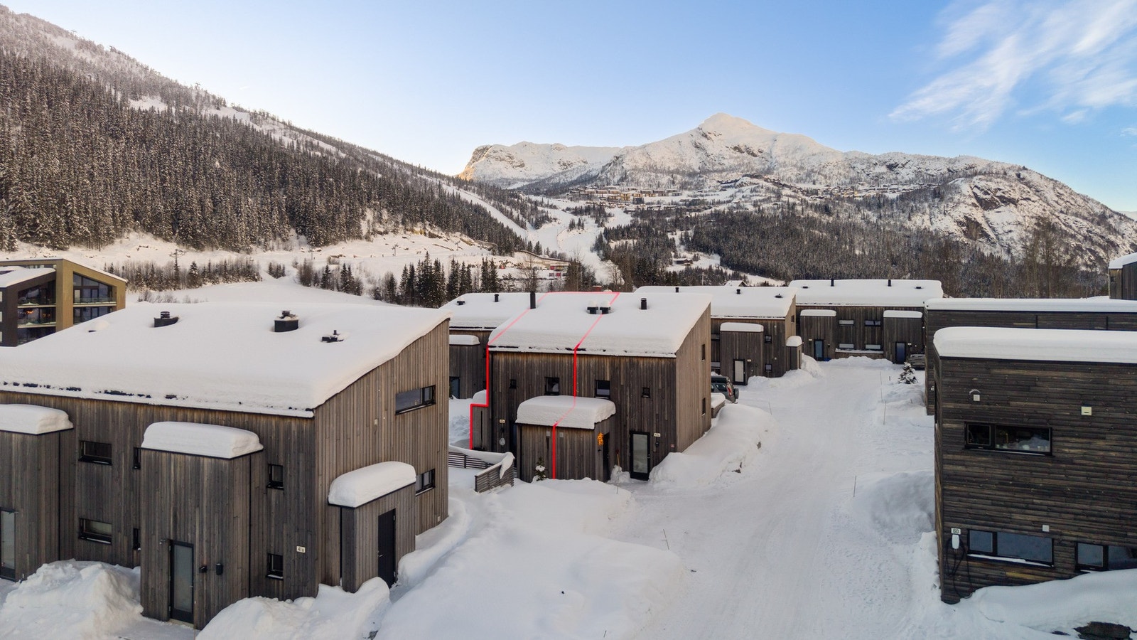 Enheten har en biloppstillingsplass. Galleribilde