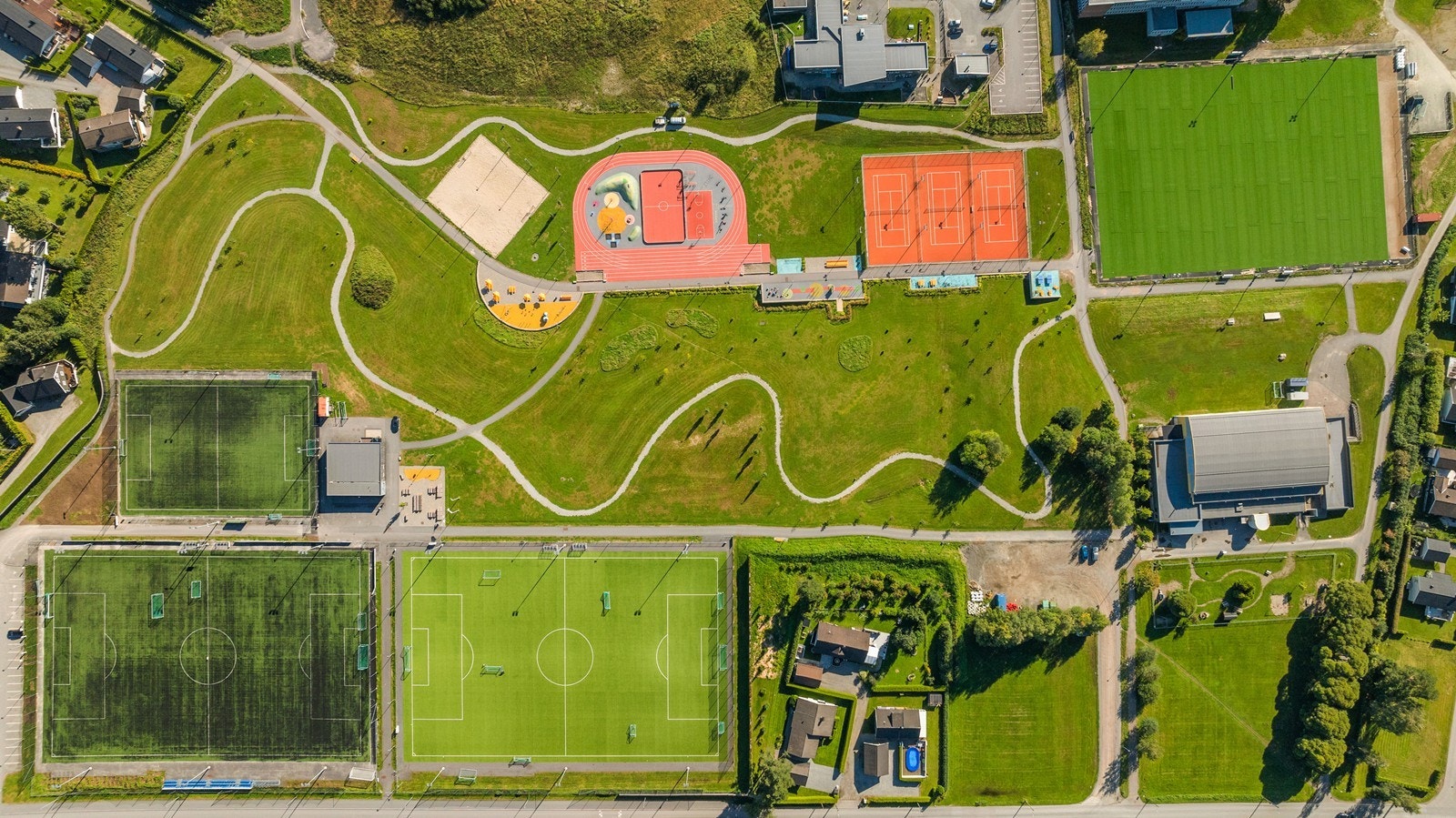 Kløfta idrettspark. Galleribilde