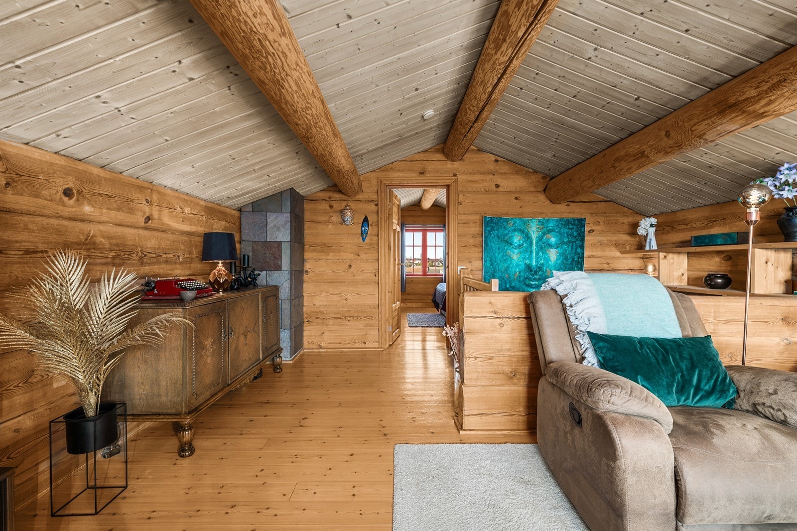 Loftstuen er av god størrelse. Galleribilde