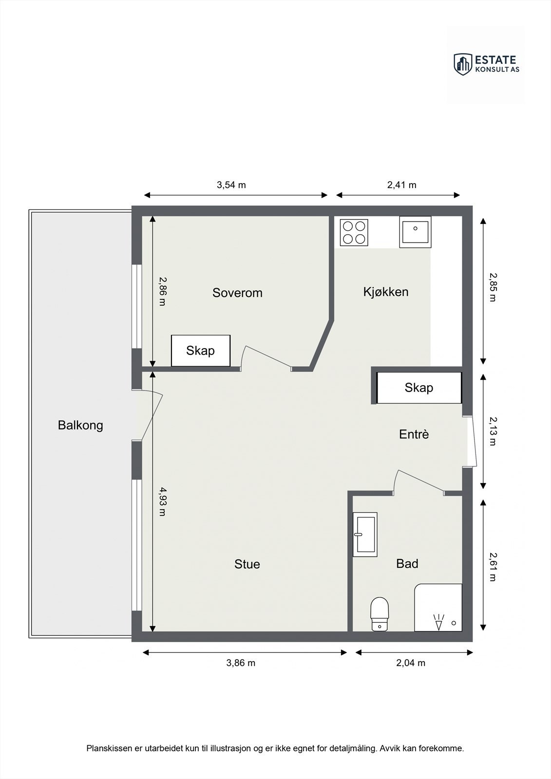 Plantegning Galleribilde