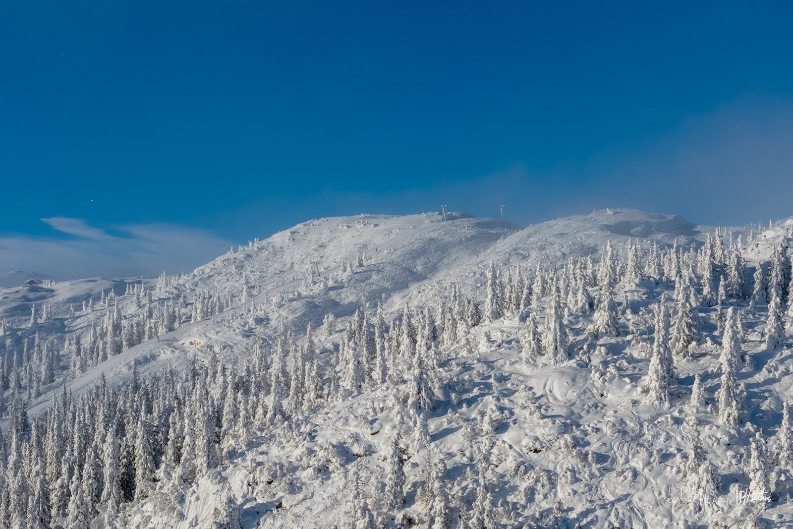 Alpinanlegg rett ved hytten Galleribilde