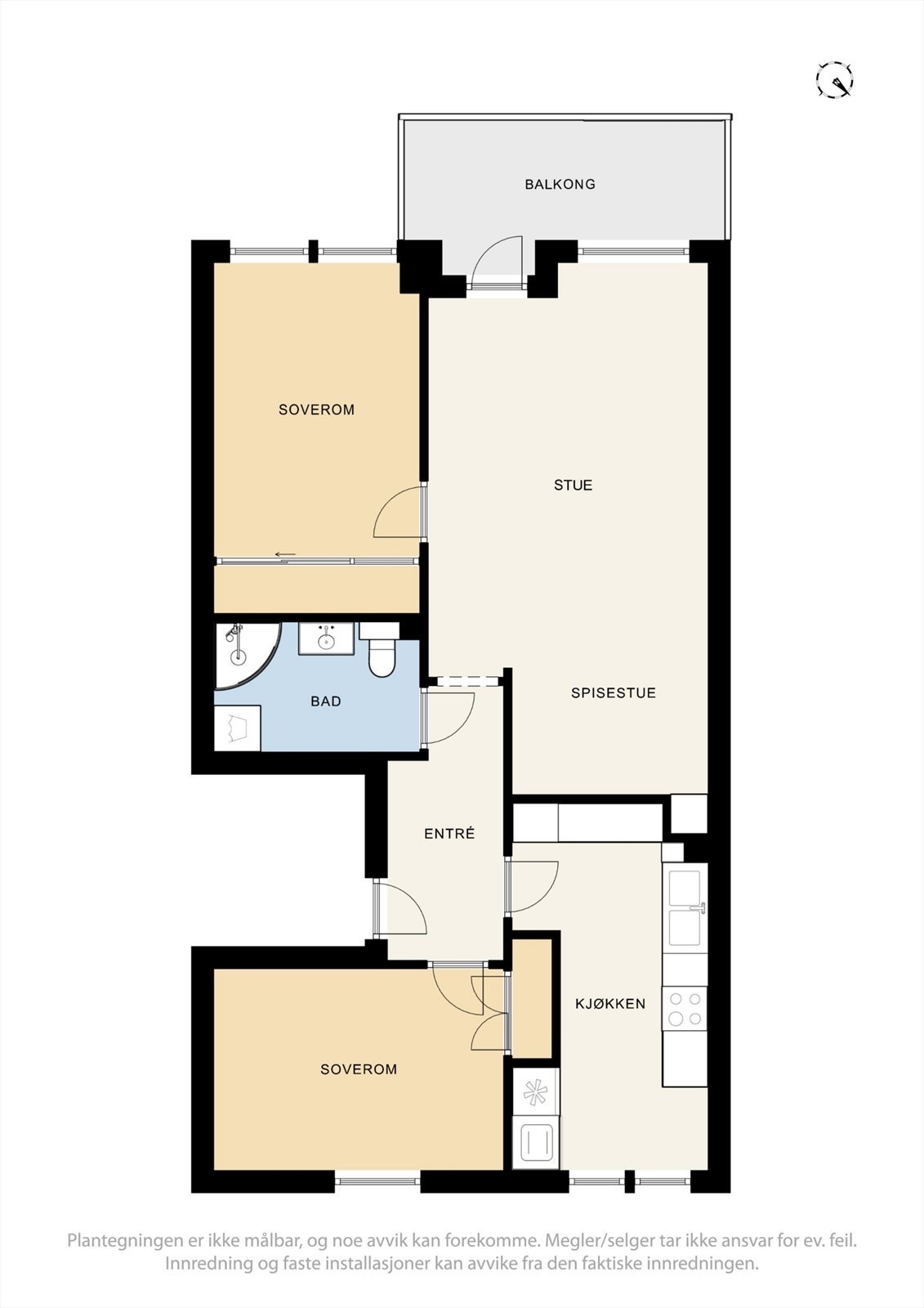 Plantegning Galleribilde