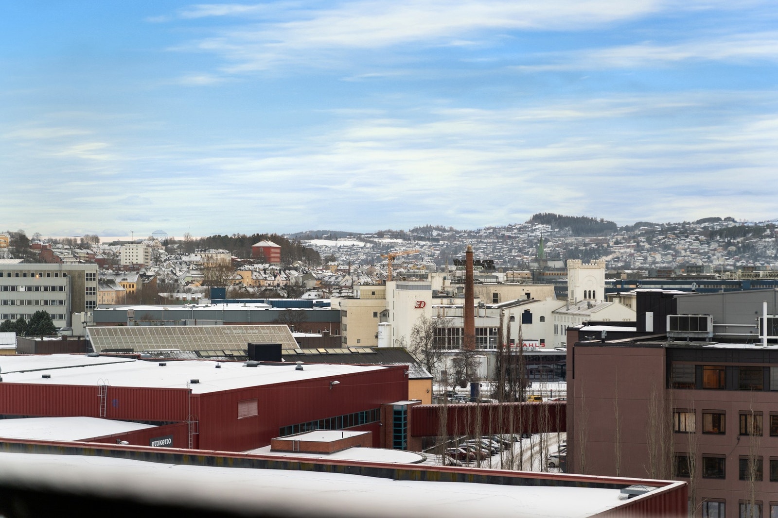 Utsikt mot Byåsen. Galleribilde