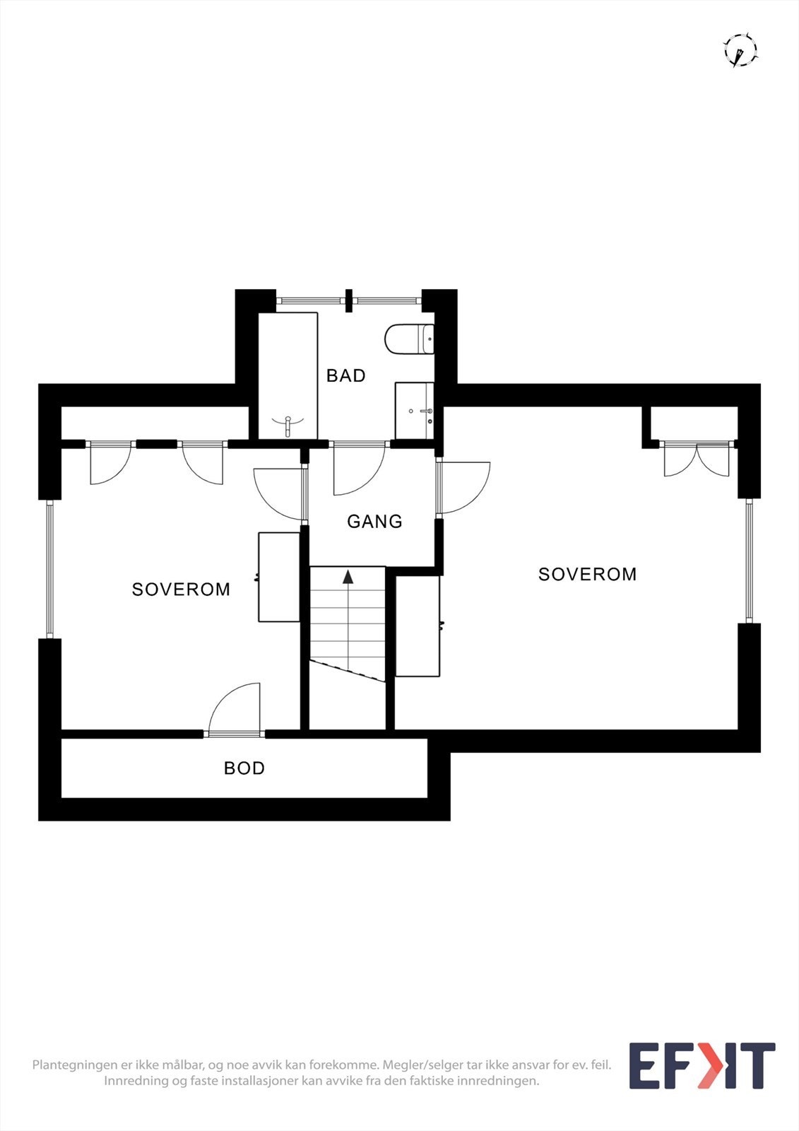 Plantegning 2. etasje. Galleribilde