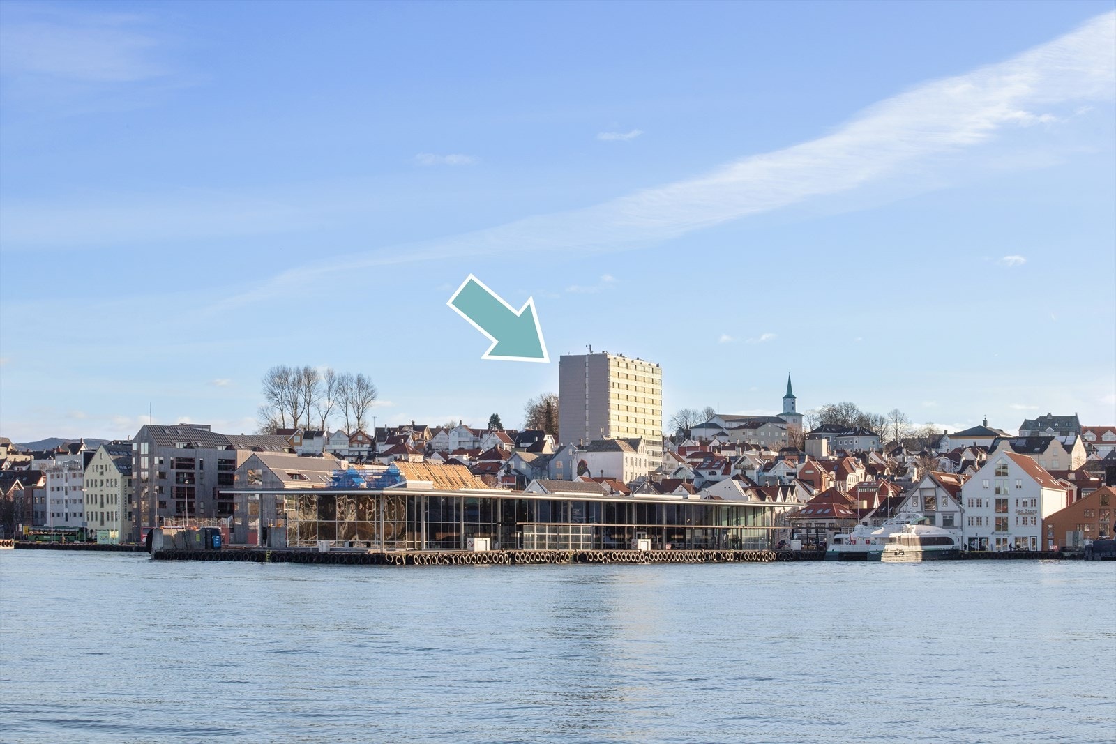 Blokken fra avstand Galleribilde