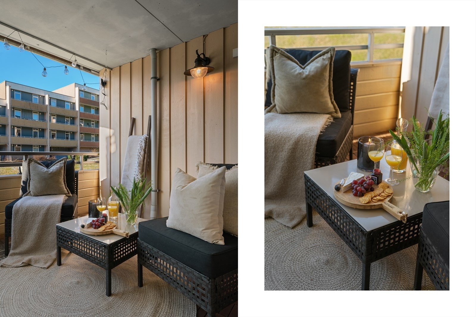 - Det at balkongen er overbygget gjør bruksmulighetene betraktelig mye større - Galleribilde