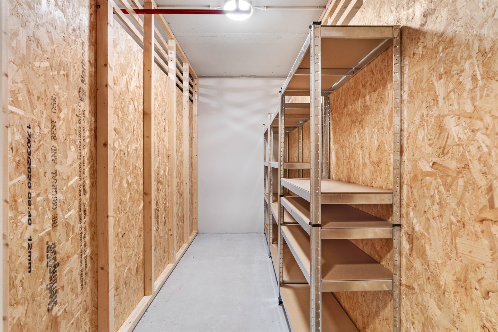 Bod i fellesareal i kjeller. Galleribilde