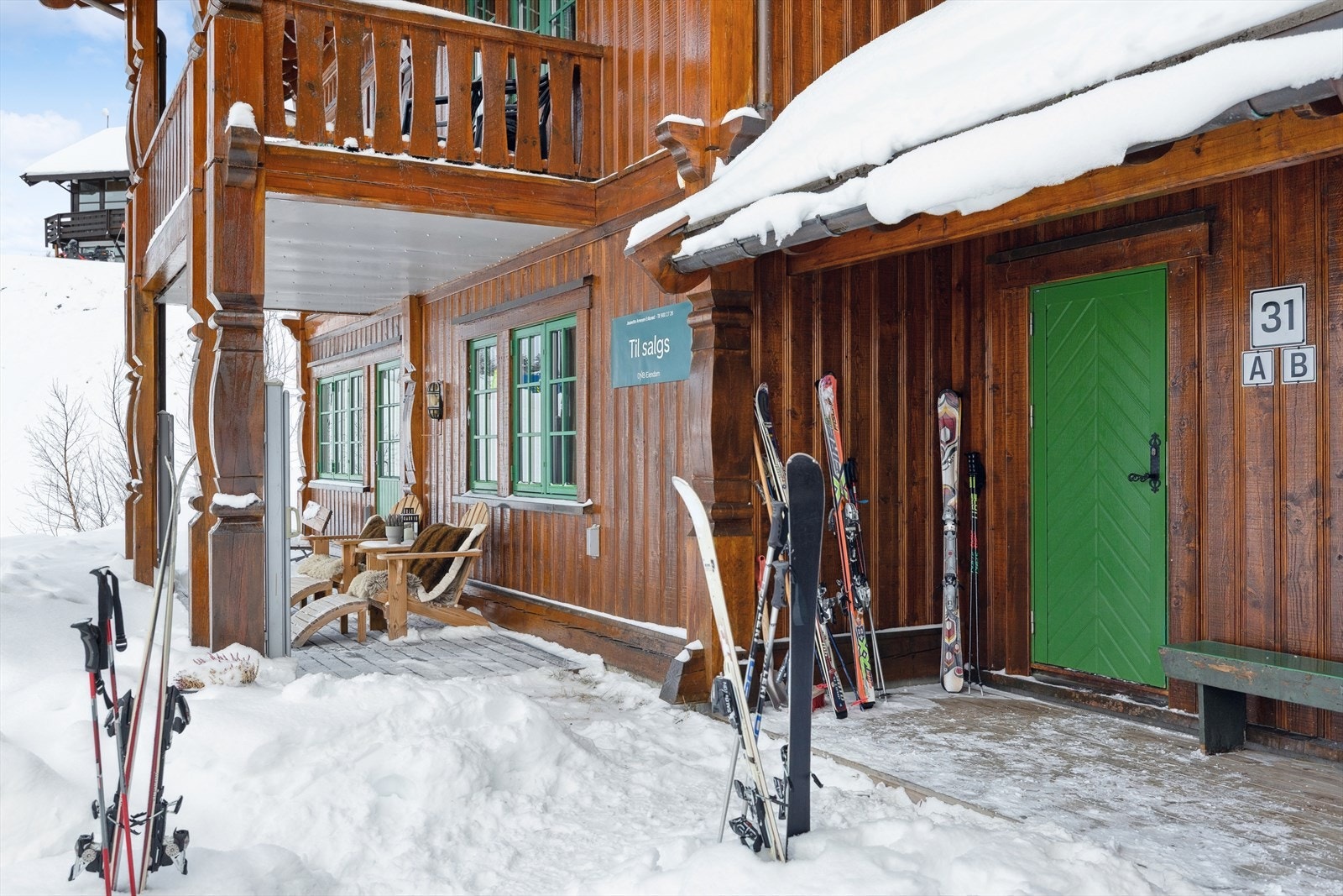 Ski inn/ut- Dette er stedet for deg som drømmer om ekte fjelliv - med komforten i behold, naturen rett utenfor og friheten til å bruke dagen akkurat slik du vil. Galleribilde