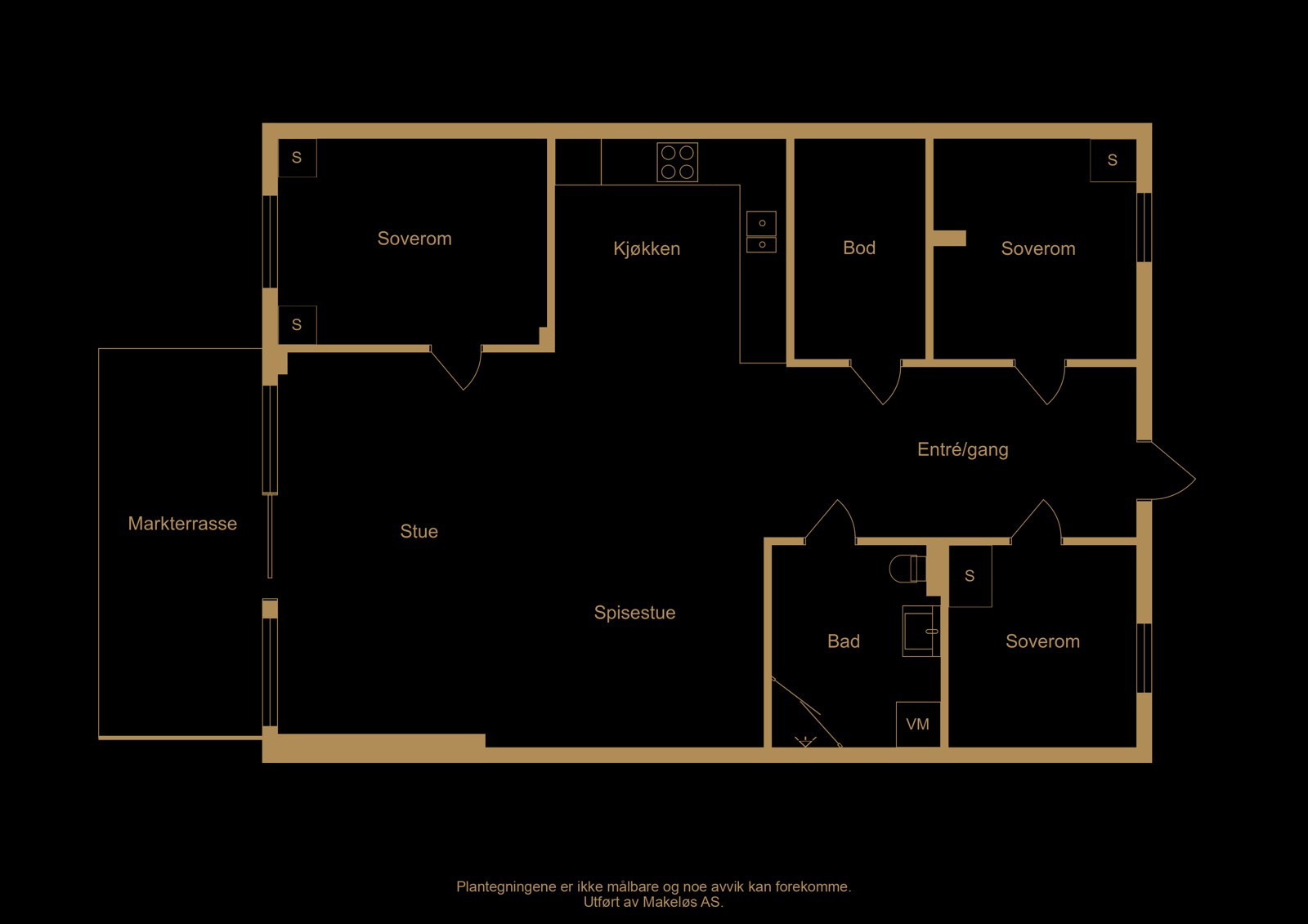 Plantegning (illustrasjon, avvik kan forekomme) Galleribilde
