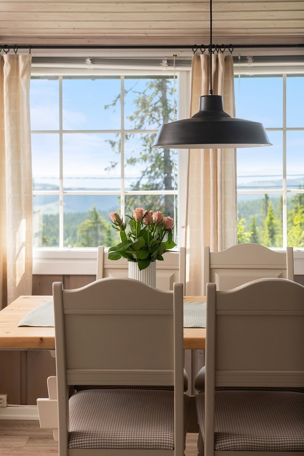 Fin utsikt kan nytes fra spisebordet! Galleribilde