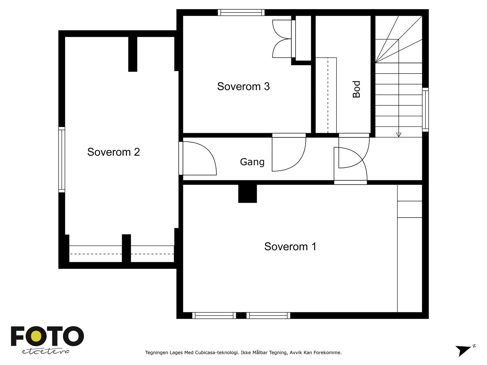 Veiledende planskisse 2. etasje. Ikke målbar Galleribilde