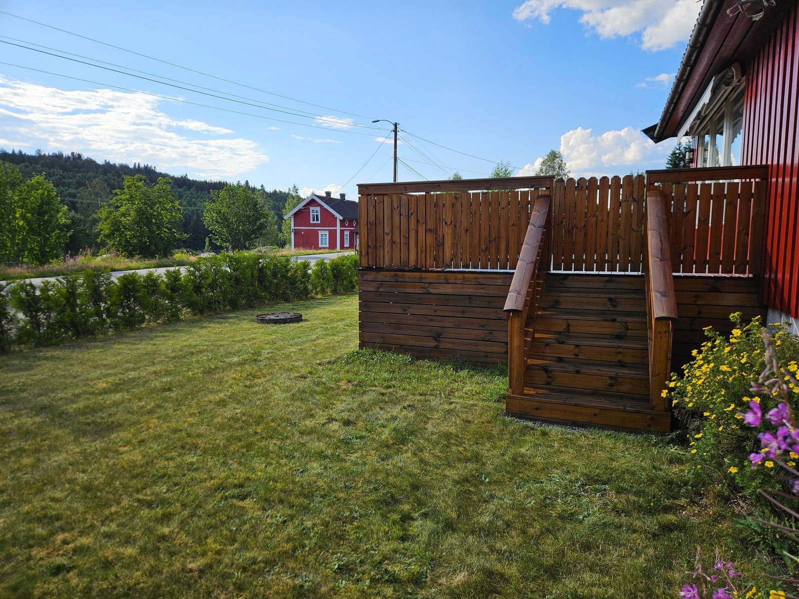 Trapp vest med port til terrassen Galleribilde