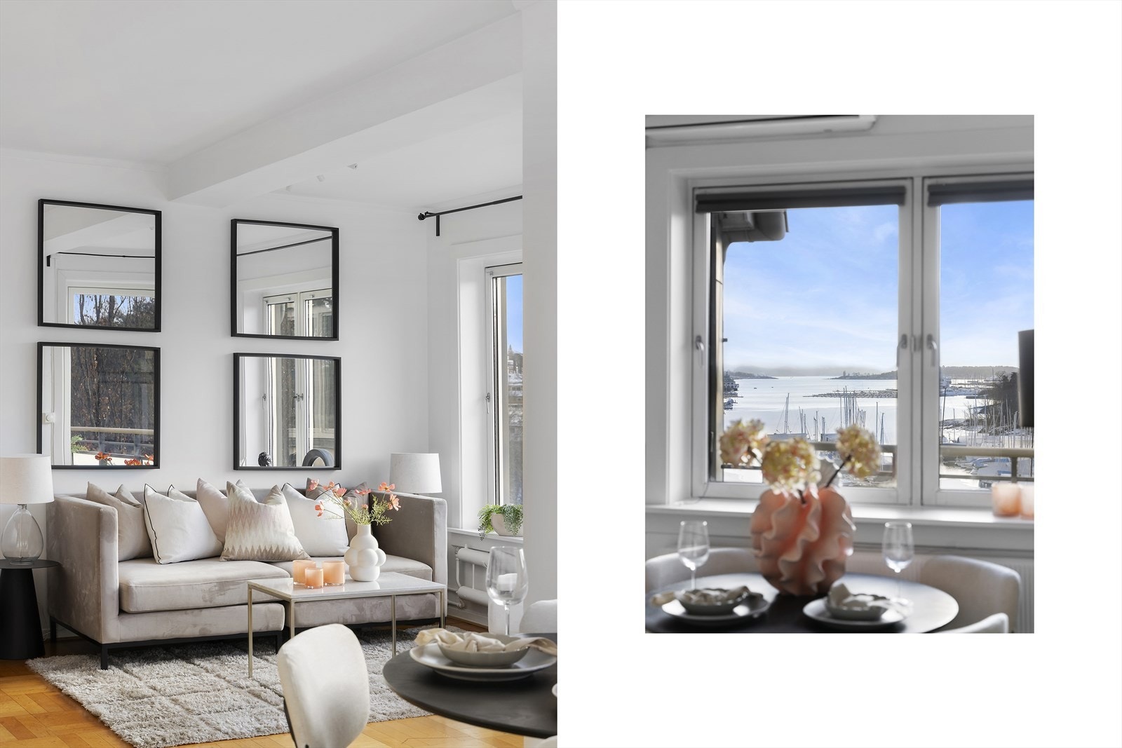 Det er god plass til spisebord, perfekt for sosiale sammenkomster Galleribilde