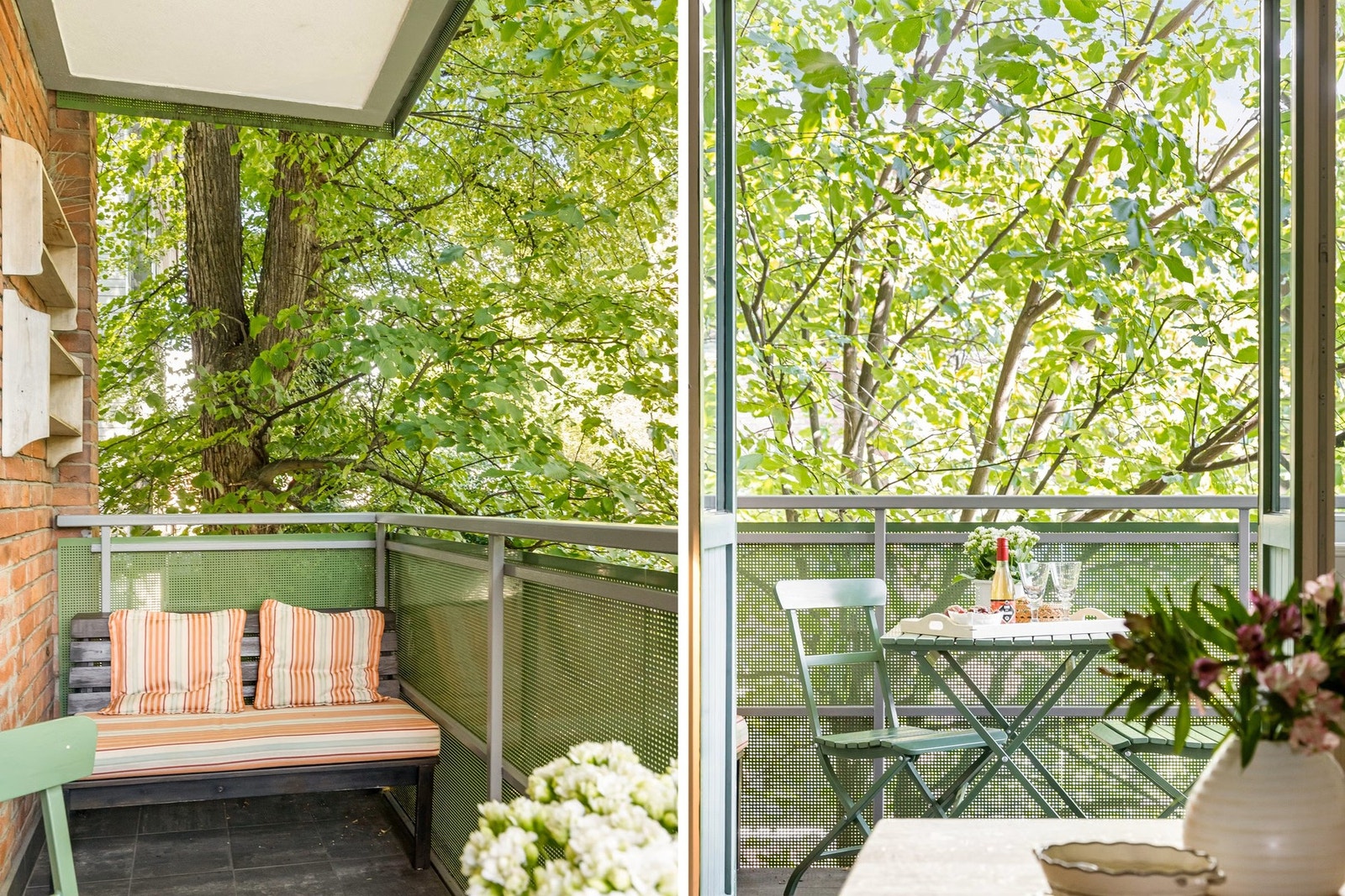 Balkong - sommertid. Galleribilde