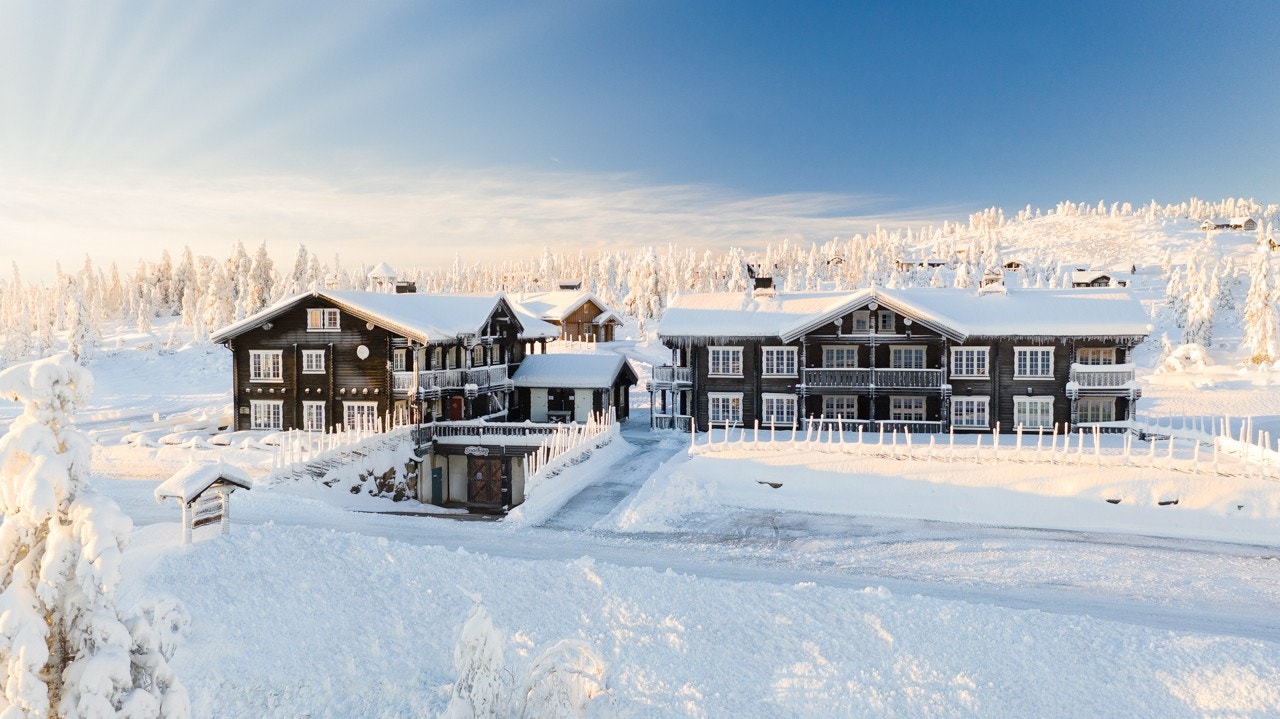 Blefjell Lodge er i nærheten med restaurant og matbutikk. Galleribilde
