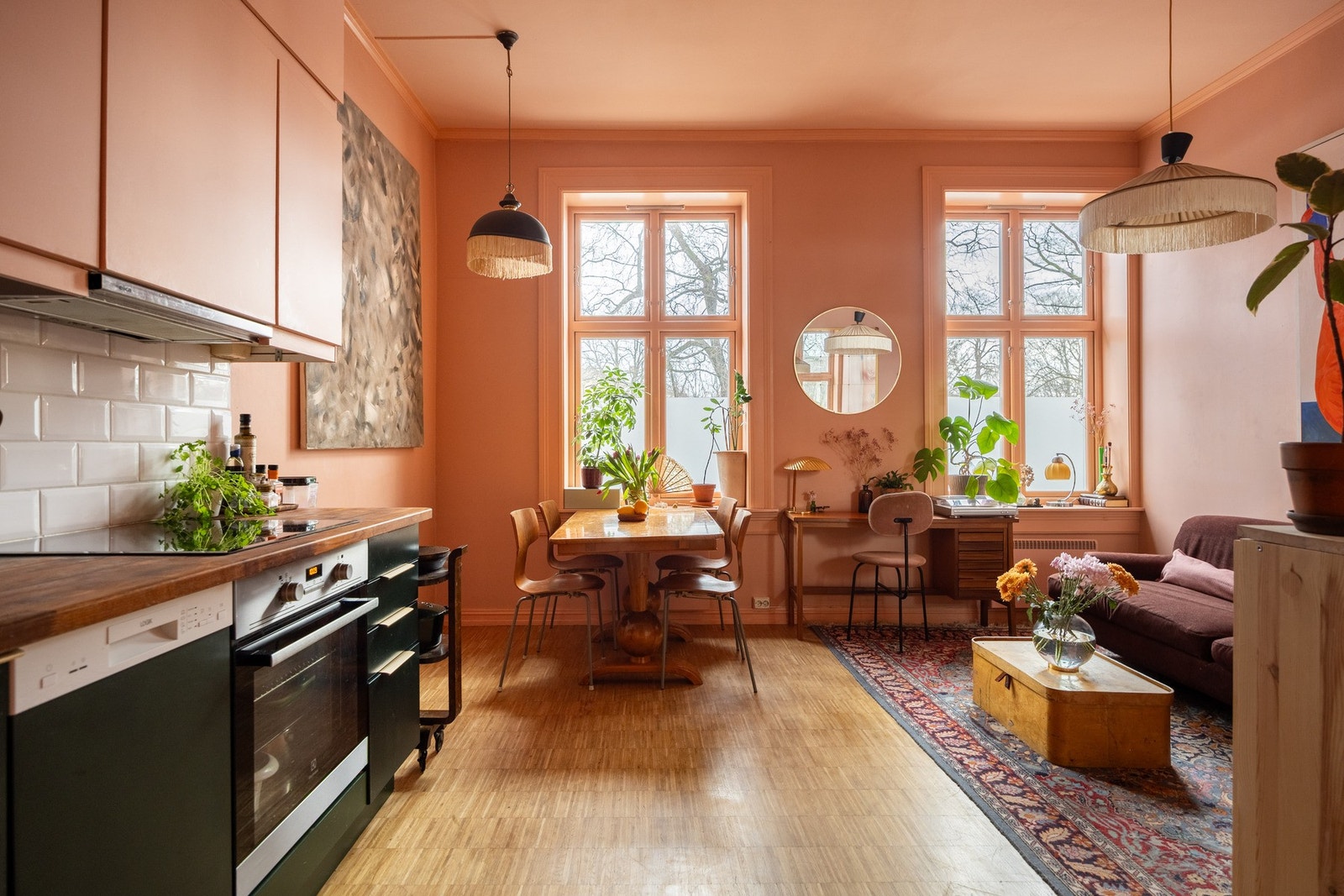 Generøs takhøyde. Takhøyder er målt til ca. 2,18-2,95 meter. Galleribilde