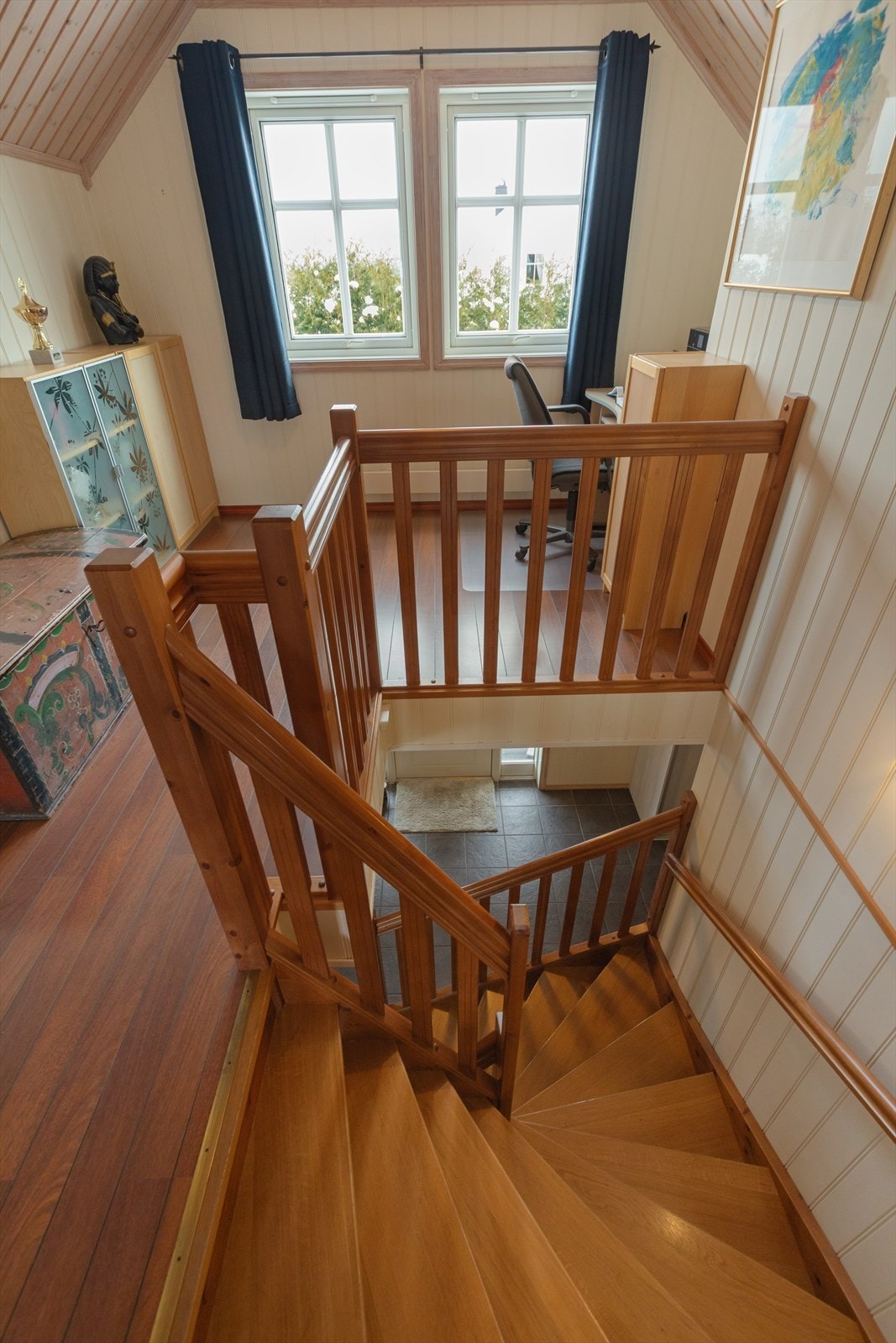 Vi tar turen opp til andre etasje. Galleribilde