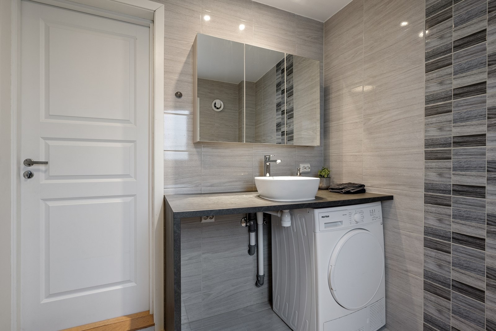 Opplegg for vaskemaskin. Galleribilde