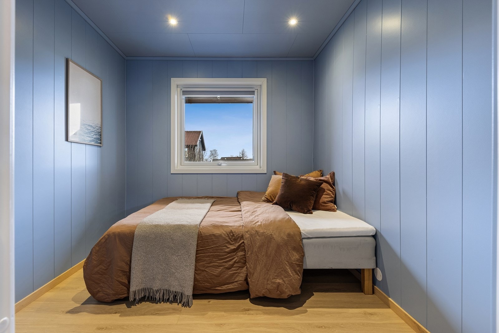 Soverom 2 passer ypperlig som barnerom, gjesterom, kontor eller lignende. Galleribilde