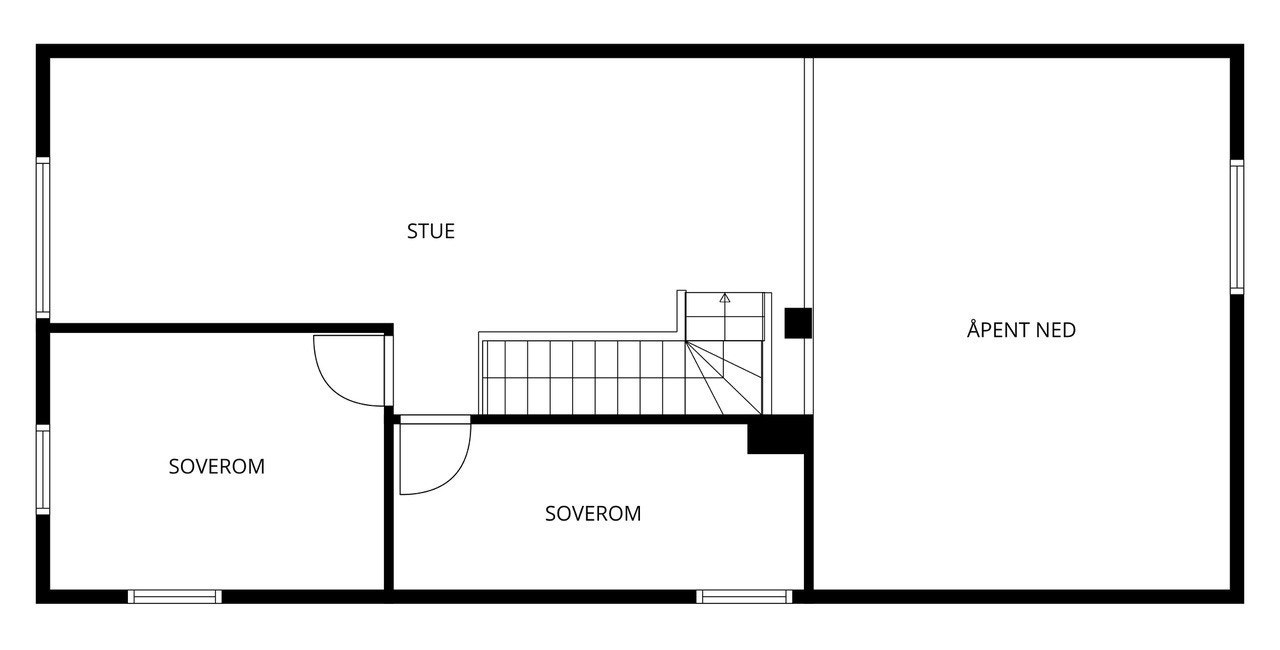 Plantegning 2. etasje Galleribilde