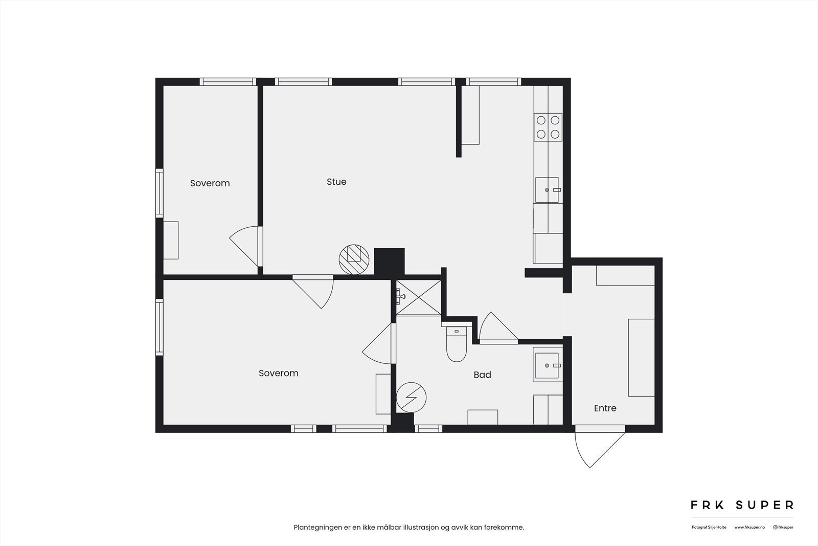 Plantegning Galleribilde